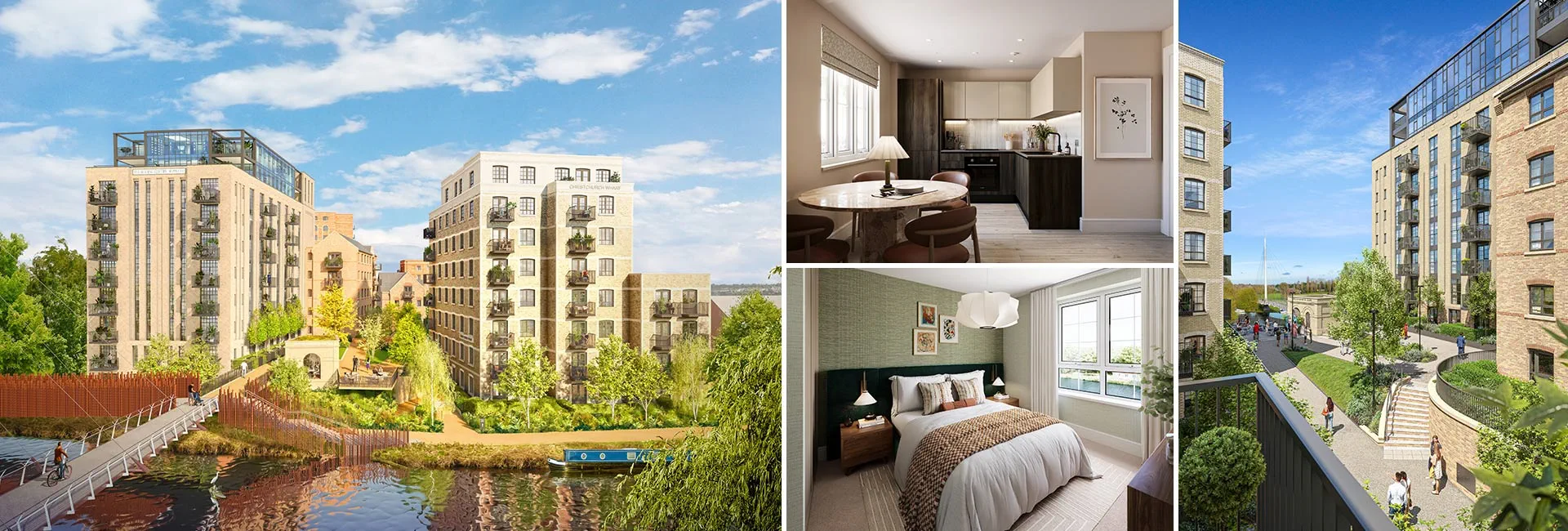 Contemporary riverside apartments at Reading Riverworks in Reading